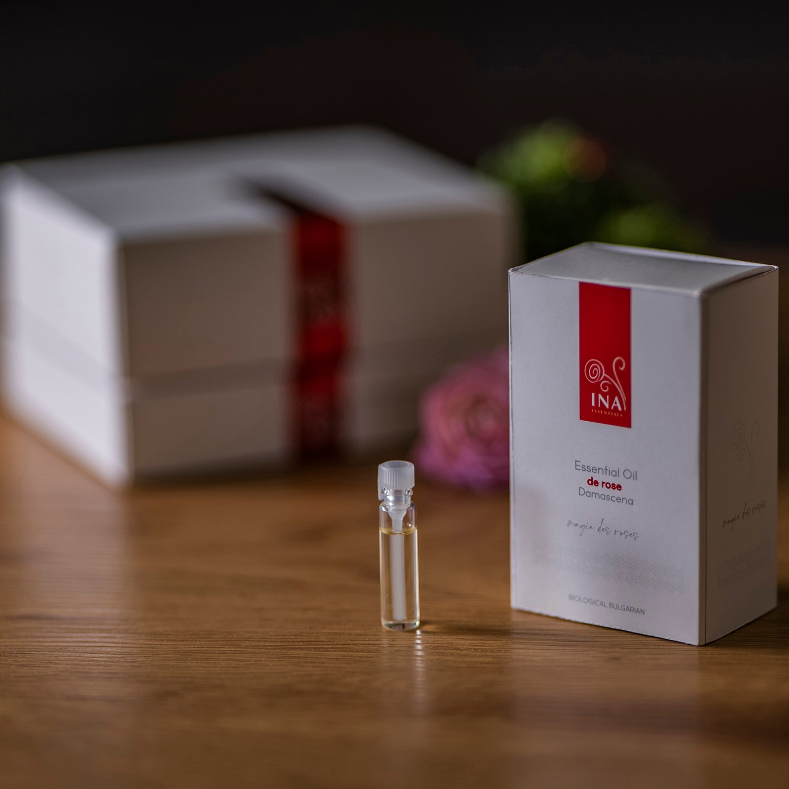 Organic Rose Essential Oil - Rosa Damascena oil