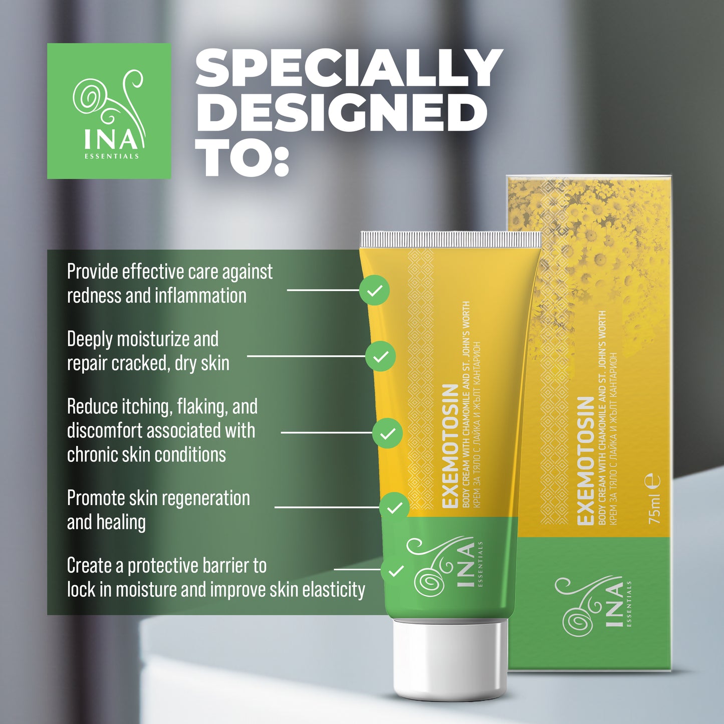 Buy 2 Creams for Psoriasis, Eczema and Irritated Skin, Get 1 Organic Chamomile Water for Free