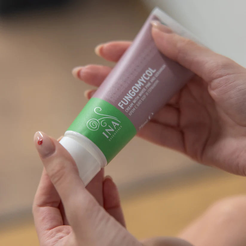 2 in 1 Cream for Nail fungus and dry, cracked skin - with White pine, Urea and Geranium