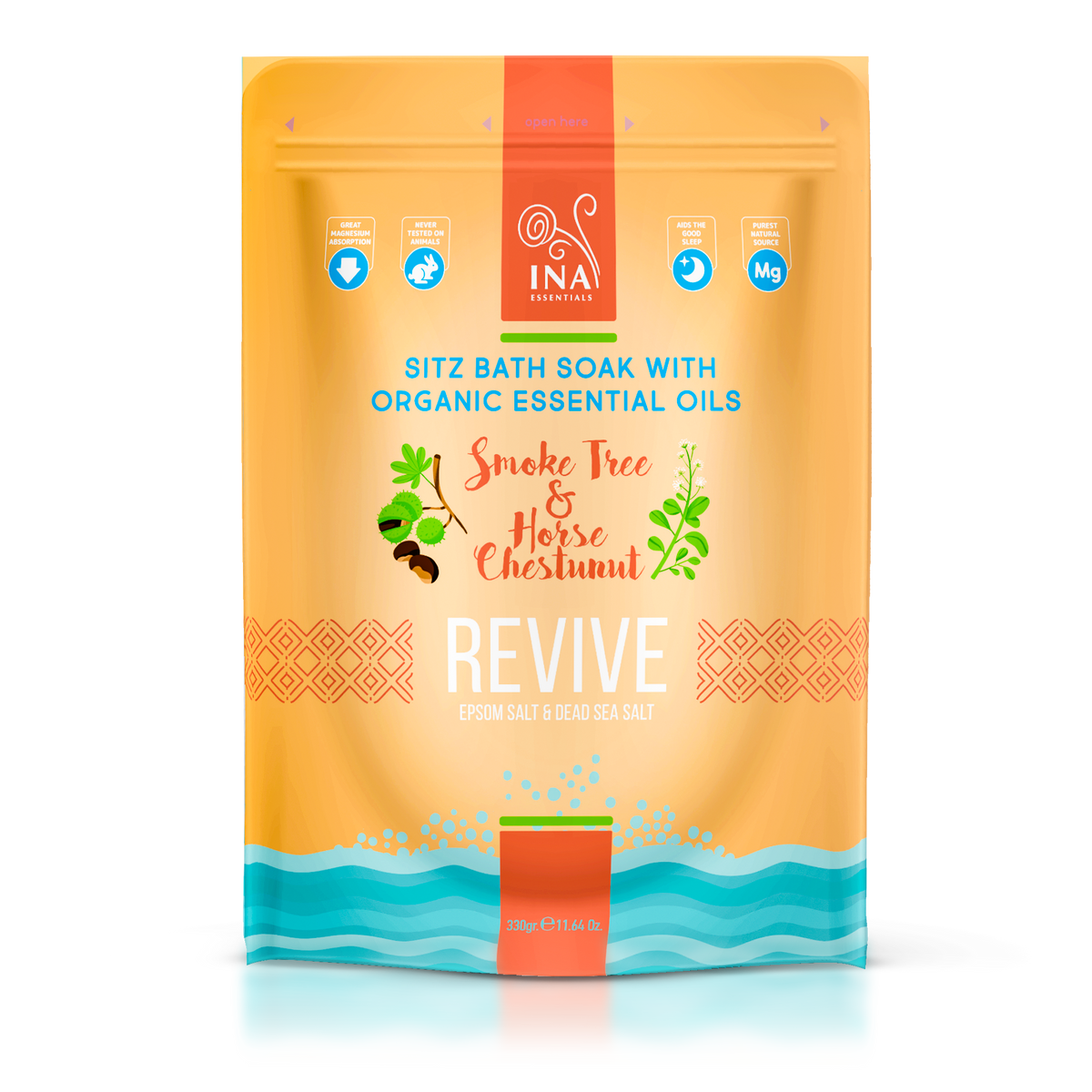 + Gift Revive - Bathing salt with Smoke Tree and Horse Chestnut for Varicose and Postpartum care