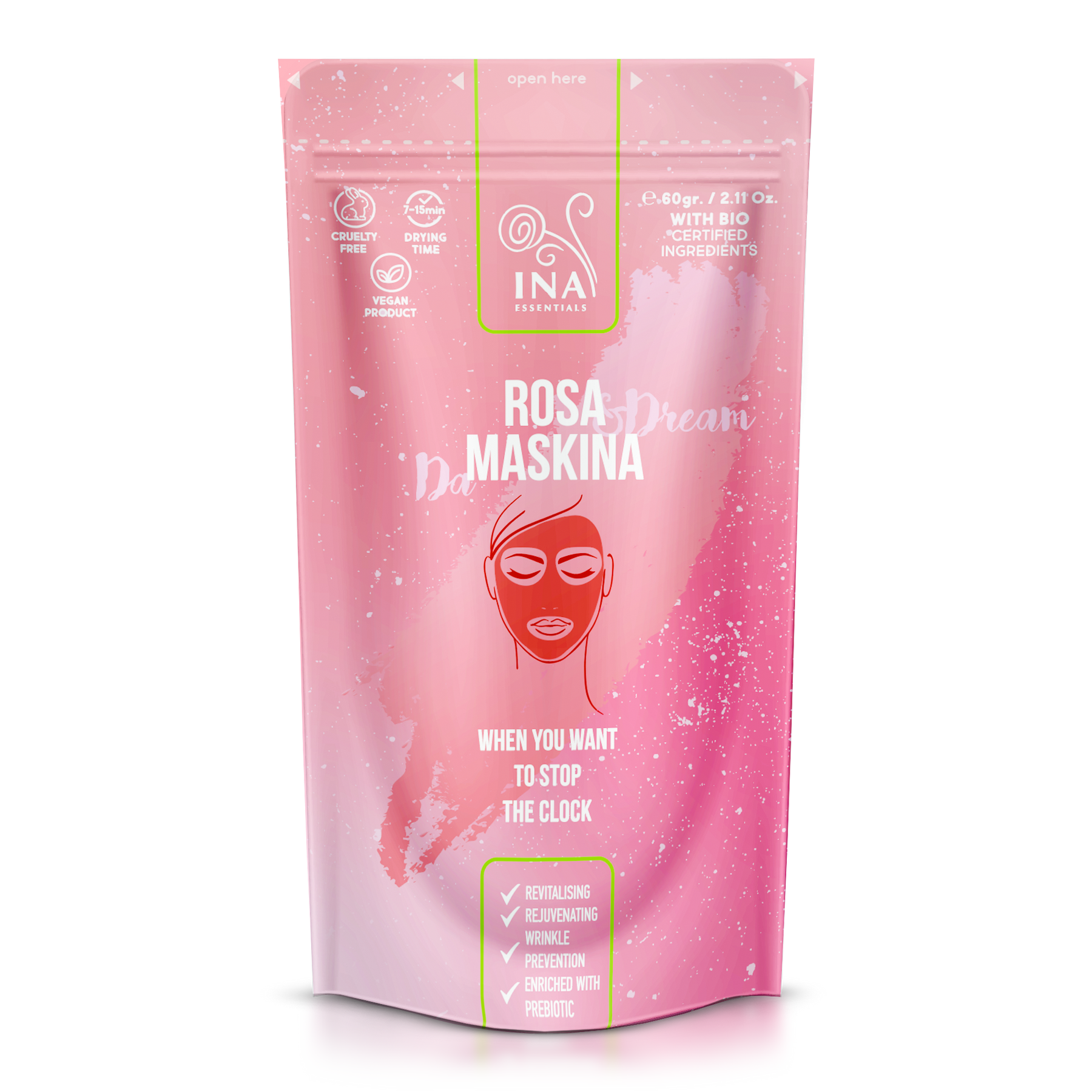 Rose Maskina - for NORMAL to MATURE skin (60g)