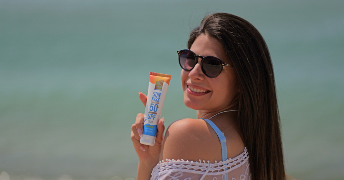 Natural sunscreen for face and body SPF 50 with Organic White Fir by InaEssentials