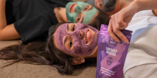 At-home acne care routine with natural products