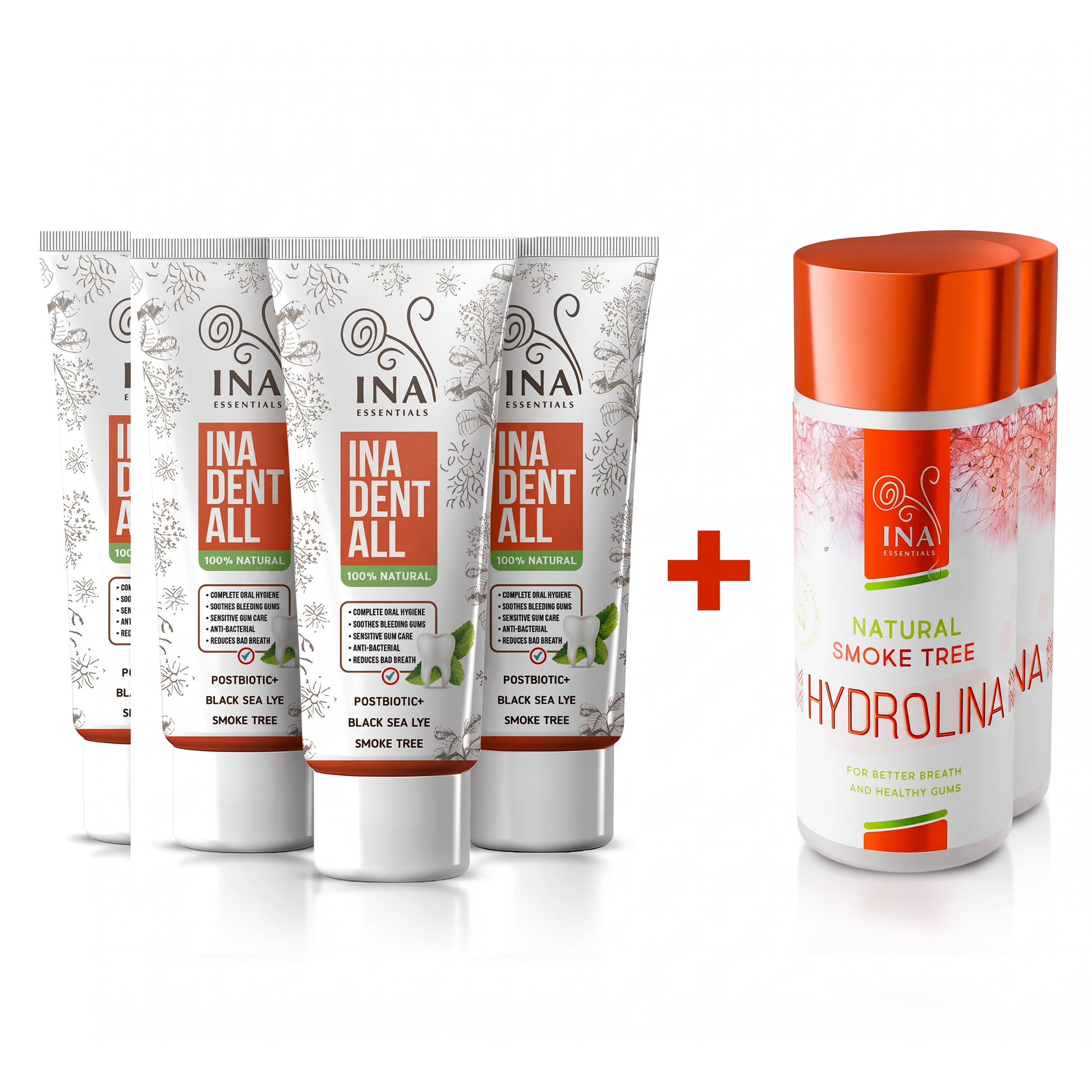 4 Toothpastes + 2 Mouthwashes Free