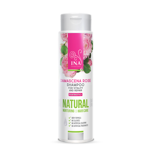 Natural Rose Shampoo for Dry and Damaged Hair