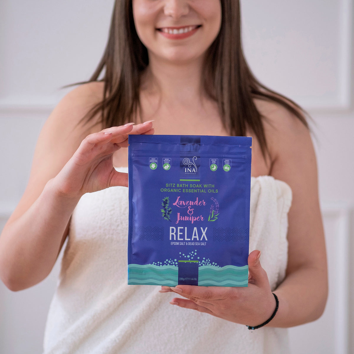 Relax - Bathing salt with Lavender and Juniper for Relaxation and Stress relief