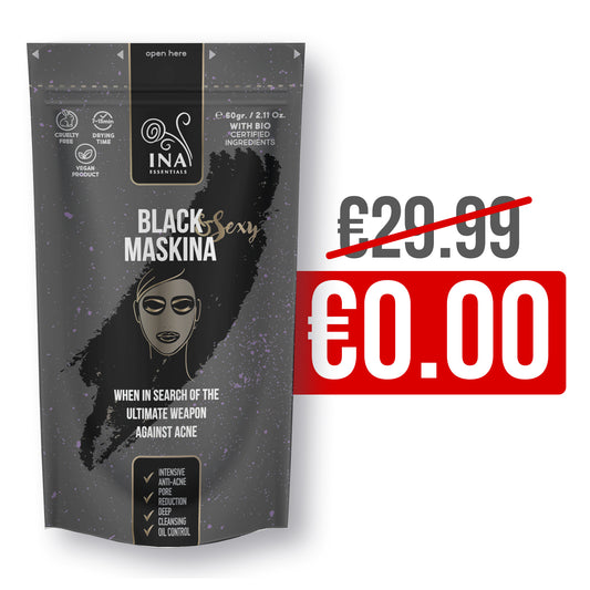 + Gift Face Mask - Black Maskina - intensive care for Acne and Blackheads