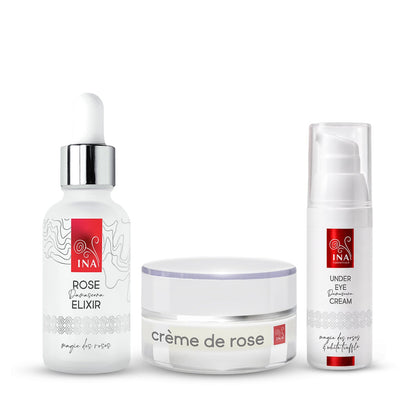 Buy 1 Moisturizing Day Face Cream and 1 Anti-Age Serum, Get 1 Eye Cream Free