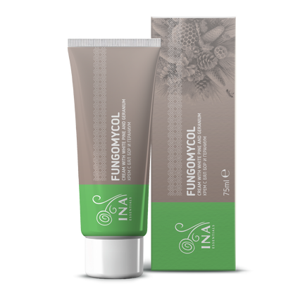 2 in 1 Cream for Nail fungus and dry, cracked skin - with White pine, Urea and Geranium
