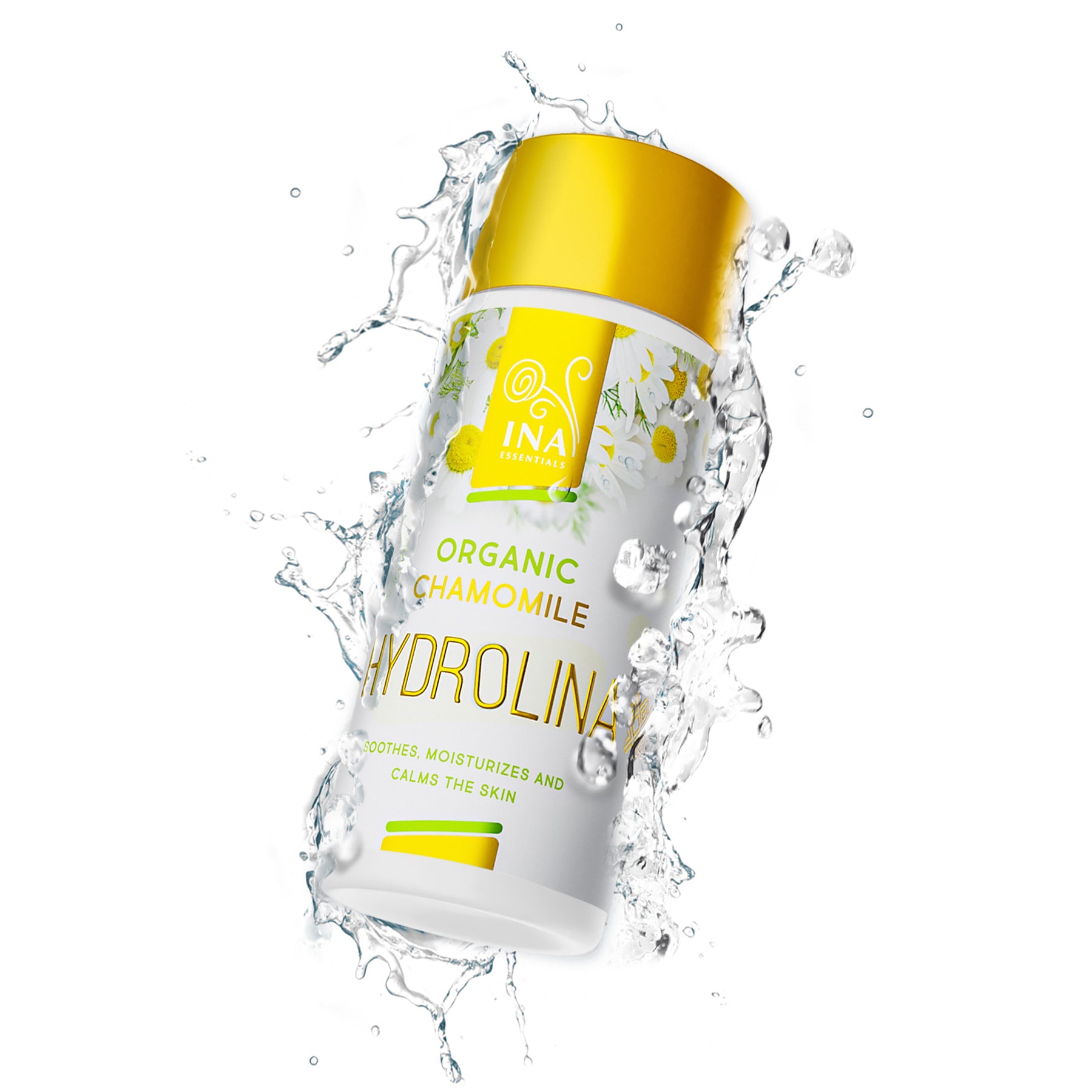 Organic Chamomile water - Hydrolina for eczema and irritated skin - 150ml (Hydrolat)