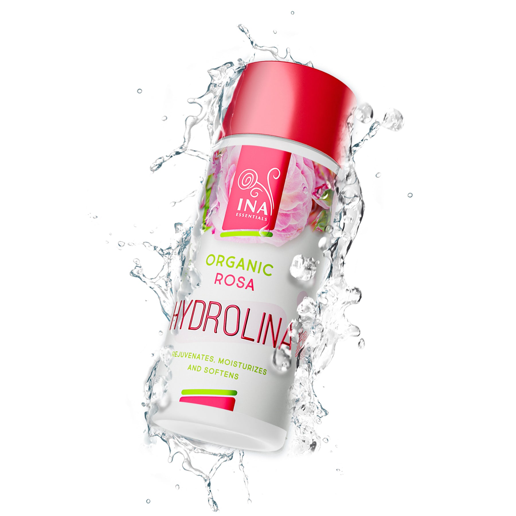 Organic Rose Water - Hydrolina for dry skin - 150 ml (Hydrolat)