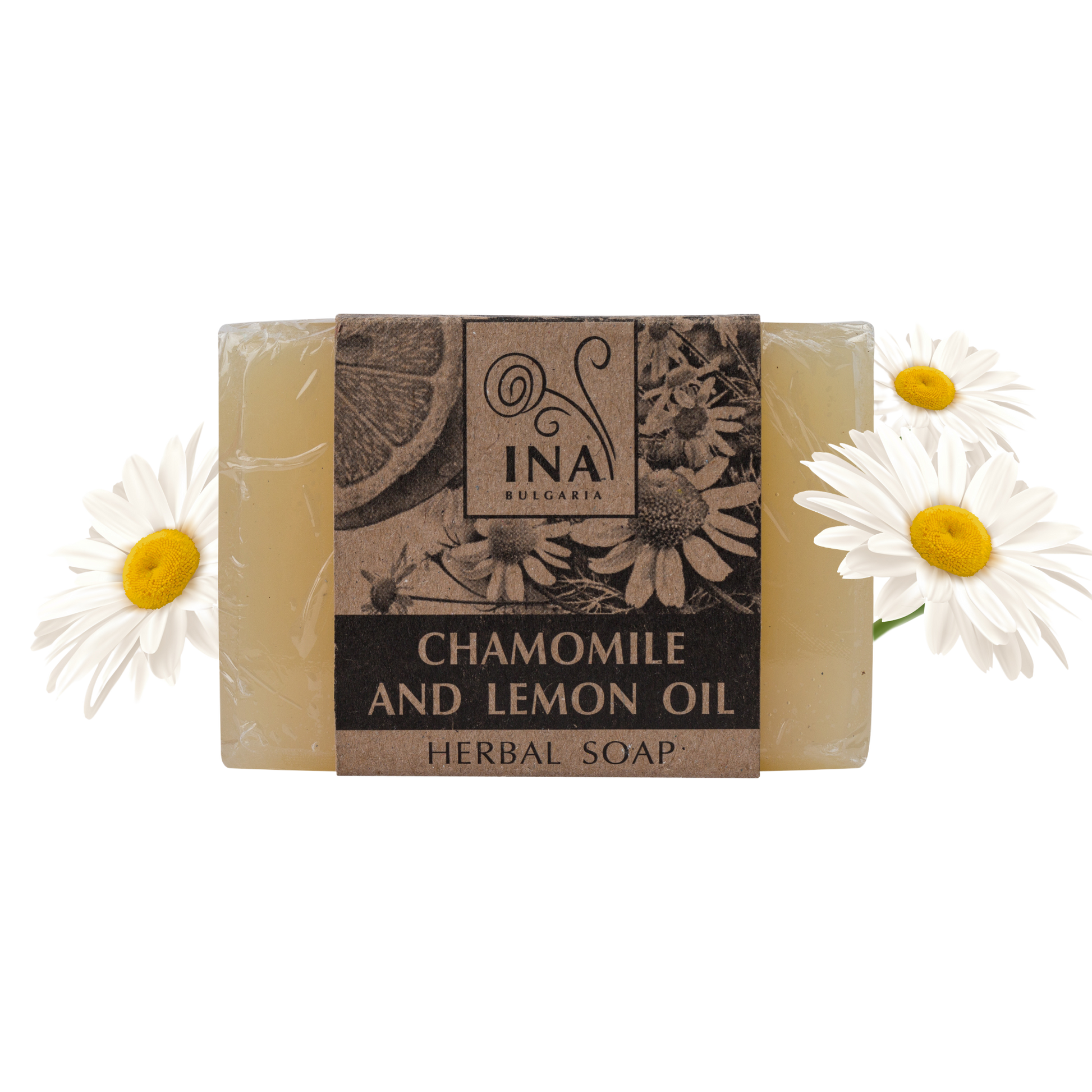 100% Herbal Soap-Chamomile and Lemon Oil