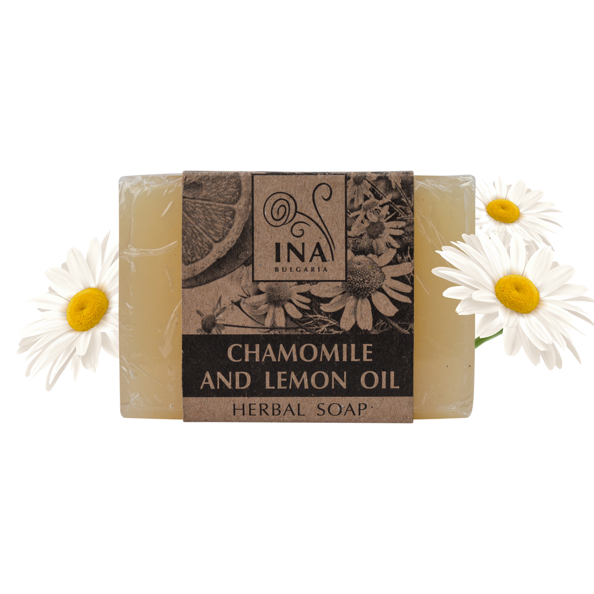 100% Herbal Soap-Chamomile and Lemon Oil