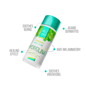 Organic Lemon Balm Water - Hydrolina for dermatitis and skin inflammations - 150ml