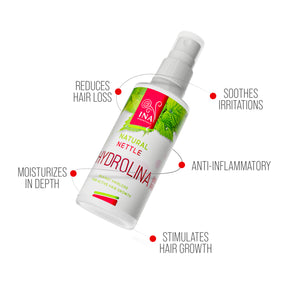 Wild Nettle Water - Hydrolina - Hair spray for Hair loss and Oily hair