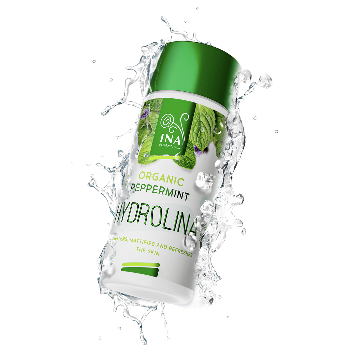 Organic Peppermint Water - Hydrolina for tight skin and Matte effect